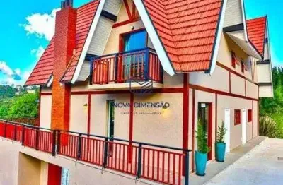 Pousada com 10 dormitórios à venda, 518 m² por r$ 5.088.000,00 - recanto araucária - campos do jordão/sp