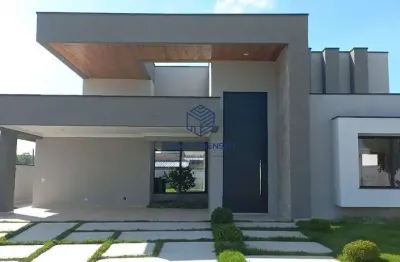 Casa com 3 dormitórios à venda, 270 m² por r$ 1.700.000,00 - condomínio residencial ecopark bourbon - caçapava/sp