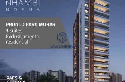 Apartamento com 3 quartos à venda na Alameda dos Nhambiquaras, 1468, Moema, São Paulo