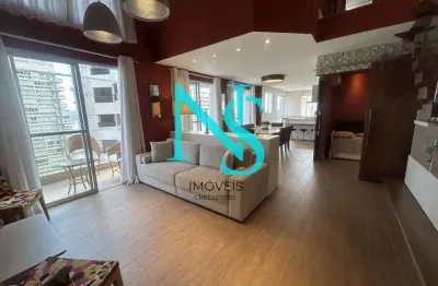 Apartamento duplex para venda em guarujá, vila luis antônio, 4 dormitórios, 1 suíte, 3 banheiros, 2 vagas