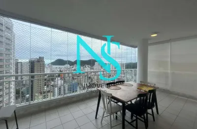 Alto padrão para locação em guarujá, vila alzira, 3 dormitórios, 1 suíte, 1 banheiro, 2 vagas