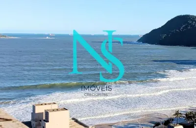 Cobertura duplex para locação em guarujá, vila alzira, 3 dormitórios, 1 suíte, 3 banheiros, 2 vagas
