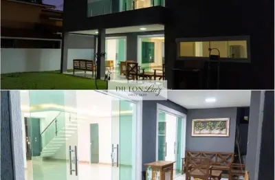 Casa em condomínio de luxo com 4 quartos e 4 suítes na barra do jacuípe em camaçari-ba - 300m² - 4 vagas de garagem