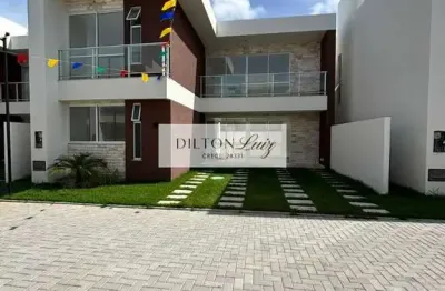 Casa em condomínio fechado com 4 quartos à venda na rua carlos conceição, 428, buraquinho, lauro de freitas por r$ 965.000