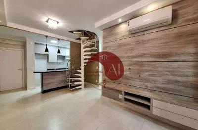 Cobertura com 2 dormitórios, 142 m² - venda por r$ 850.000,00 ou aluguel por r$ 4.968,00/mês - vila nossa senhora do bonfim - são josé do rio preto/sp