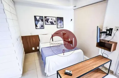 Studio mobiliado para locação – compacto no tamanho, gigante no conforto - 34 m² - jardim tarraf ii - sjrp/sp
