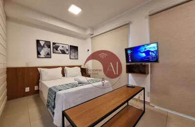 Studio Mobiliado para Locação – Compacto no tamanho, gigante no conforto - 34 m² - Jardim Tarraf II - SJRP/SP