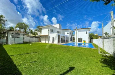 Casa em condomínio para venda em camaçari, busca vida, 4 dormitórios, 4 suítes, 7 banheiros, 4 vagas