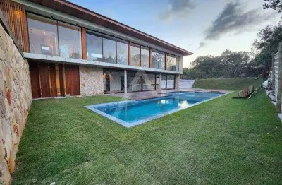 Casa em condomínio para venda em mata de são joão, praia do forte, 7 dormitórios, 7 suítes, 8 banheiros, 5 vagas