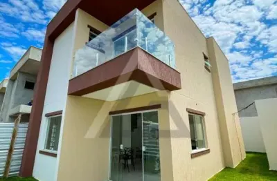 Casa em condomínio para venda em lauro de freitas, buraquinho, 4 dormitórios, 3 suítes, 4 banheiros, 2 vagas
