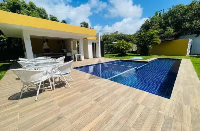 Casa em condomínio para venda em camaçari, busca vida, 5 dormitórios, 5 suítes, 7 banheiros, 6 vagas