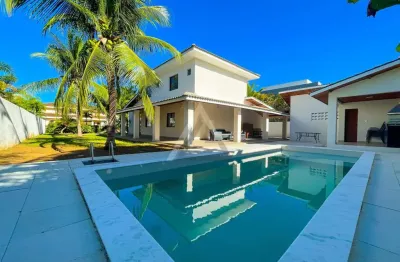 Casa em condomínio para venda em camaçari, busca vida, 5 dormitórios, 4 suítes, 7 banheiros, 4 vagas