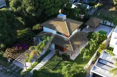 Casa em condomínio para venda em camaçari, busca vida, 5 dormitórios, 4 suítes, 6 banheiros, 4 vagas