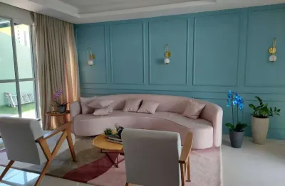 Casa em condomínio para venda em lauro de freitas, buraquinho, 4 dormitórios, 4 suítes, 5 banheiros, 2 vagas