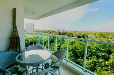 Apartamento para venda em salvador, alphaville i, 2 dormitórios, 1 suíte, 3 banheiros, 2 vagas