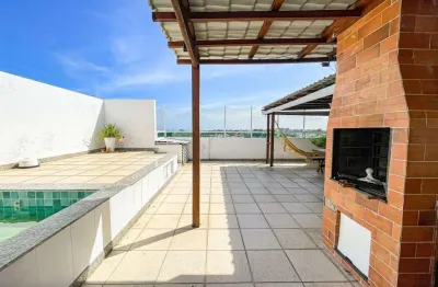 Cobertura para venda em lauro de freitas, buraquinho, 3 dormitórios, 2 suítes, 4 banheiros, 2 vagas