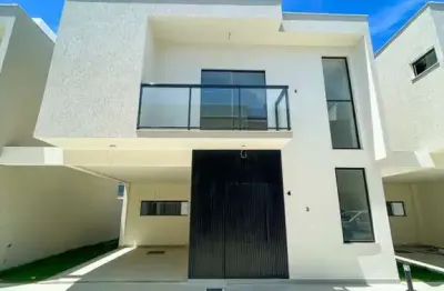 Casa em condomínio para venda em lauro de freitas, buraquinho, 3 dormitórios, 3 suítes, 4 banheiros, 1 vaga