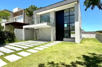 Casa em condomínio para venda em camaçari, alphaville litoral norte, 5 dormitórios, 4 suítes, 6 banheiros, 4 vagas