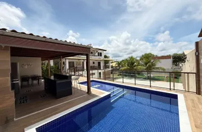 Casa para venda em lauro de freitas, vilas do atlântico, 7 dormitórios, 4 suítes, 6 banheiros, 4 vagas