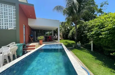 Casa em Condomínio para Venda em Camaçari, Busca Vida, 4 dormitórios, 4 suítes, 6 banheiros, 4 vagas