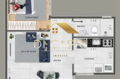 Apartamento com 1 quarto à venda na rua uruçuca, 129, tatuapé, são paulo por r$ 295.000