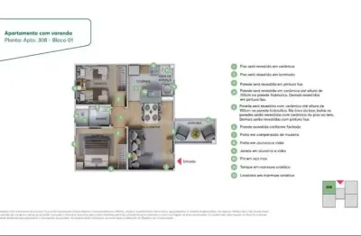 Apartamento à venda no candeias garden , candeias , jaboatão dos guararapes, pe