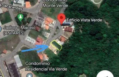 Terreno à venda na Condomínio Monte Verde - Antares, Maceió - Al, Antares, Maceió