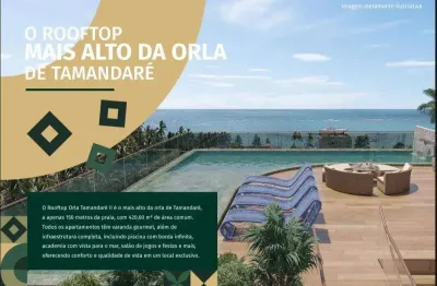 Apartamento à venda no rooftop orla tamandaré 2, praia de tamandaré, tamandaré, pe