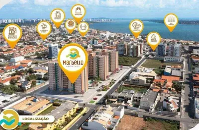 Apartamento à venda no marbello residence , coroa do meio , aracaju, se