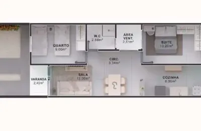 Casa com 2 quartos à venda na Santa Maria, Aracaju - Se, Santa Maria, Aracaju