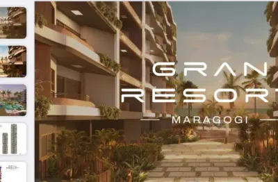 Apartamento à venda no gran resort mara , barra grande , maragogi, al