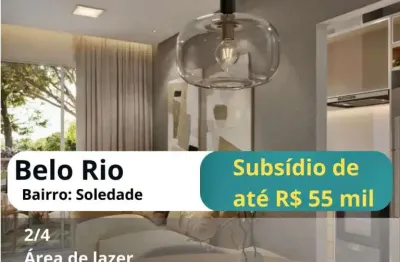 Apartamento à venda no belo rio mais viver , soledade , aracaju, se