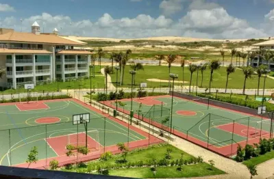 Apartamento à venda no golf ville 1km beach park , porto das dunas , aquiraz, ce