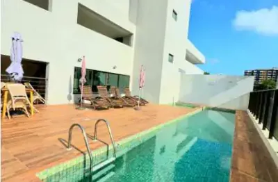 Apartamento para locação no edifício atmos - rua olavo r. jatiúca, maceió - al , jatiúca , maceió, al
