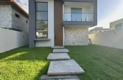 Casa em condomínio fechado com 4 quartos à venda na Rua Sucupió, Abrantes, Camaçari