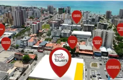 Apartamento à venda no edifício studio design 5 theer towers , jatiúca , maceió, al