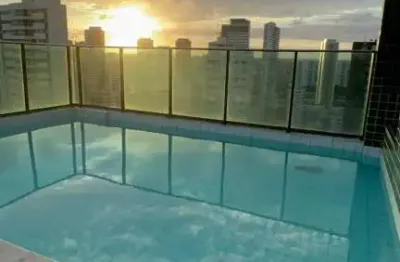 Apartamento para locação no edifício golden space - rua padre bernadino , boa viagem , recife, pe