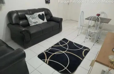 Apartamento para locação no parque petropolis 111 residencial , canaã , maceió, al