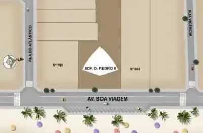 Apartamento à venda no edf. dom pedro ii , boa viagem , recife, pe