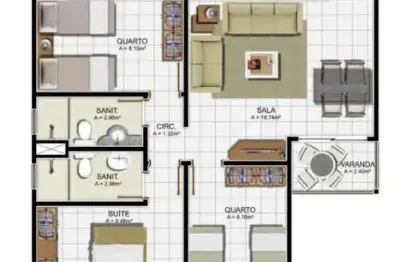 Apartamento à venda no parque das fontes club residence , jabotiana , aracaju, se