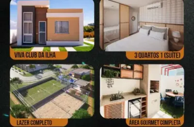 Casa à venda no viva club da ilha, olhos d'água, barra dos coqueiros, se