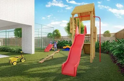 Apartamento à venda no jockey club residence, zumbi, recife, pe