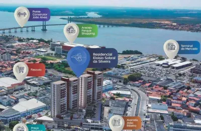 Apartamento à venda no eloisio sobral da silveira, industrial, aracaju, se