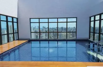 Apartamento para locação no beach class boa viagem, boa viagem, recife, pe