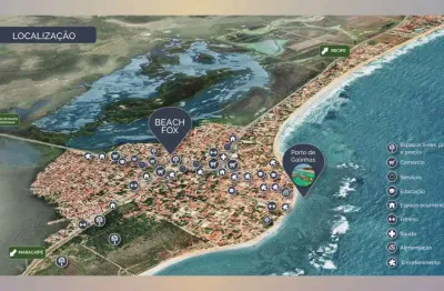 Apartamento à venda no beach fox, porto de galinhas, ipojuca, pe