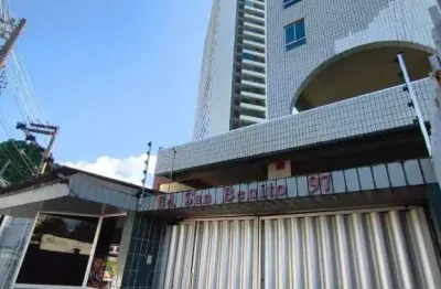 Apartamento para locação no edifício san benito - rua nunes machado, soledade, recife, pe