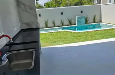 Casa em condomínio fechado com 4 quartos à venda na Rua Sucupió, Abrantes, Camaçari