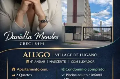 Apartamento para locação no VILLAGGIO DI LUGANO - R. 01 -, MACEIÓ - AL, CIDADE UNIVERSITÁRIA, Maceió, AL