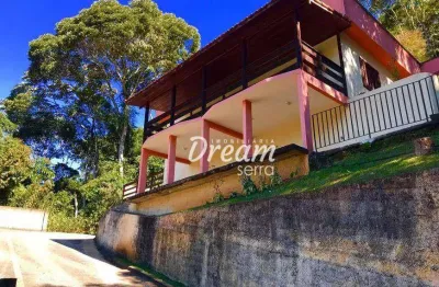 Casa com 3 dormitórios à venda, 208 m² por r$ 520.000,00 - albuquerque - teresópolis/rj