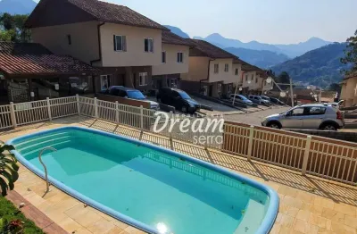 Casa com 3 dormitórios à venda, 86 m² por r$ 299.000,00 - araras - teresópolis/rj